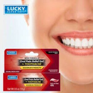 Lucky Oral Pain Relief Gel For Tooth Ache 0.5 Oz